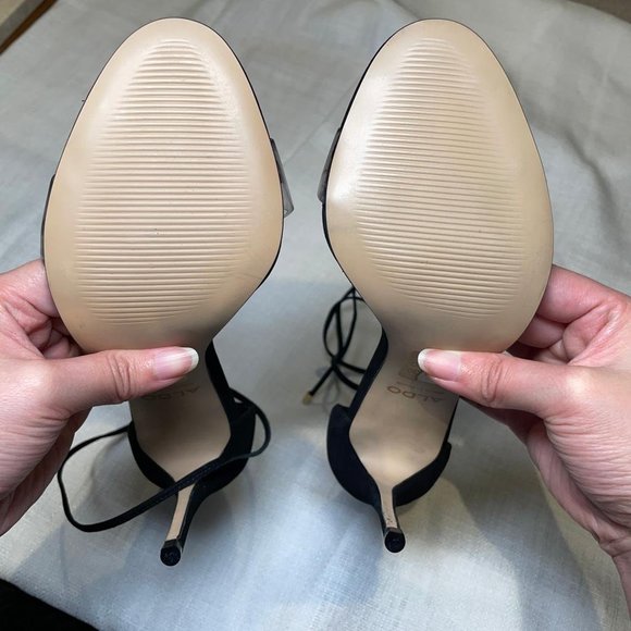 Brand New Heel Sandals, Aldo, Black - Picture 5 of 5